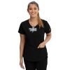 Women's Three-Pocket Curved V-Neck Breeze Scrub Top Thumbnail