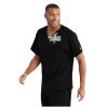 Men's One-Pocket V-Neck Structure Scrub Top Thumbnail